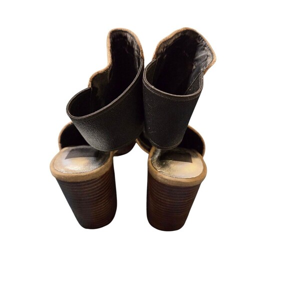 Dolce Vita Rayne Bootie Women 7.5 Ankle Taupe Suede Slingback Heel - Picture 9 of 14